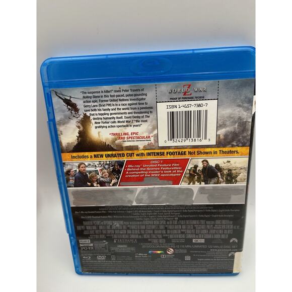 World War Z (Blu-ray, 2013) - Picture 2 of 4